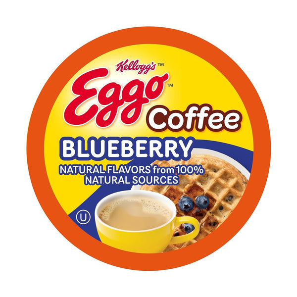 Kellogg's Eggo Blueberry Waffle Single Serve Coffee 12 Pack