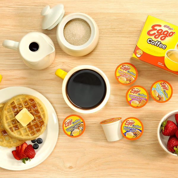Kellogg's Eggo Blueberry Waffle Single Serve Coffee 12 Pack