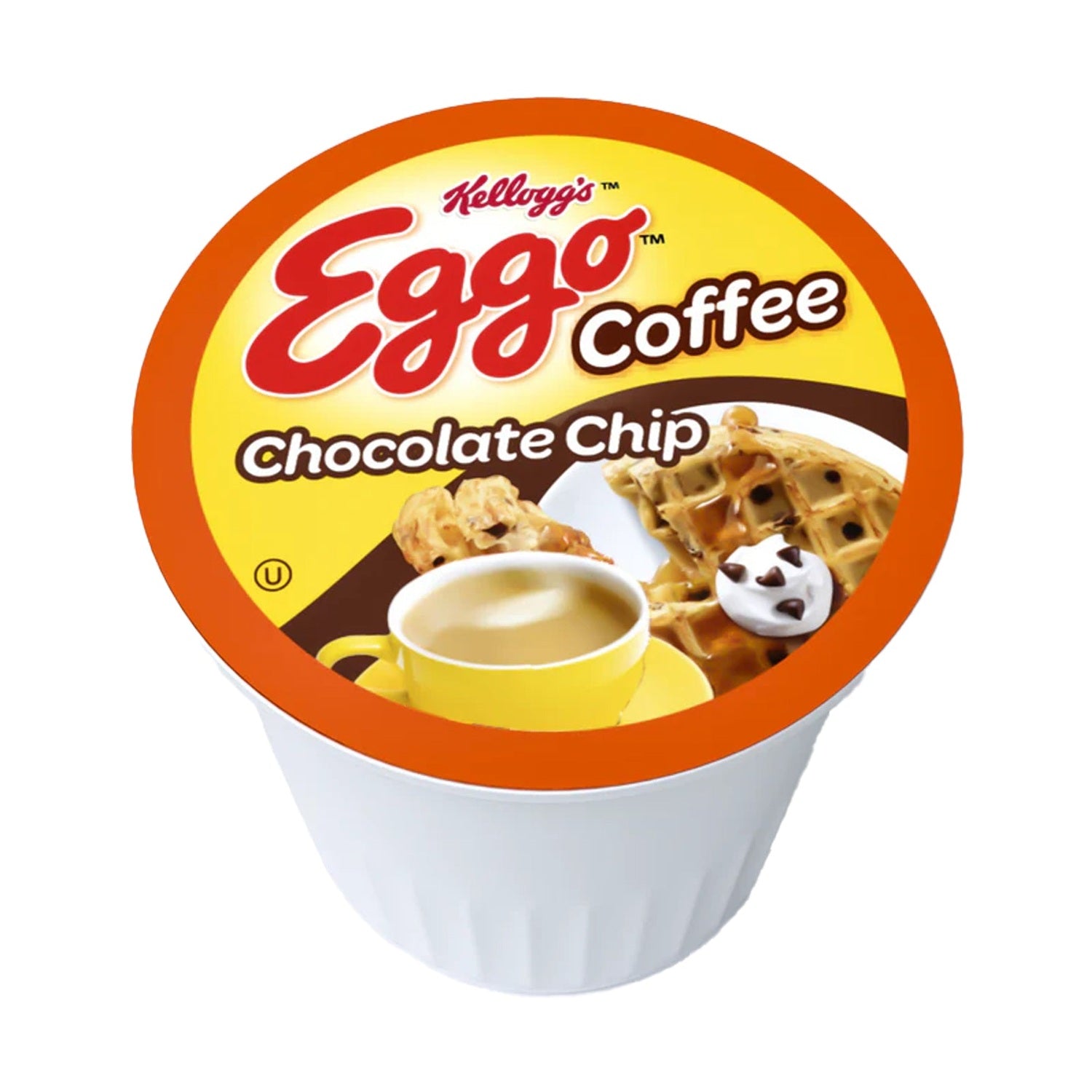 Kellogg's Eggo Chocolate Chip Waffle Single Serve Coffee, 12 Pack