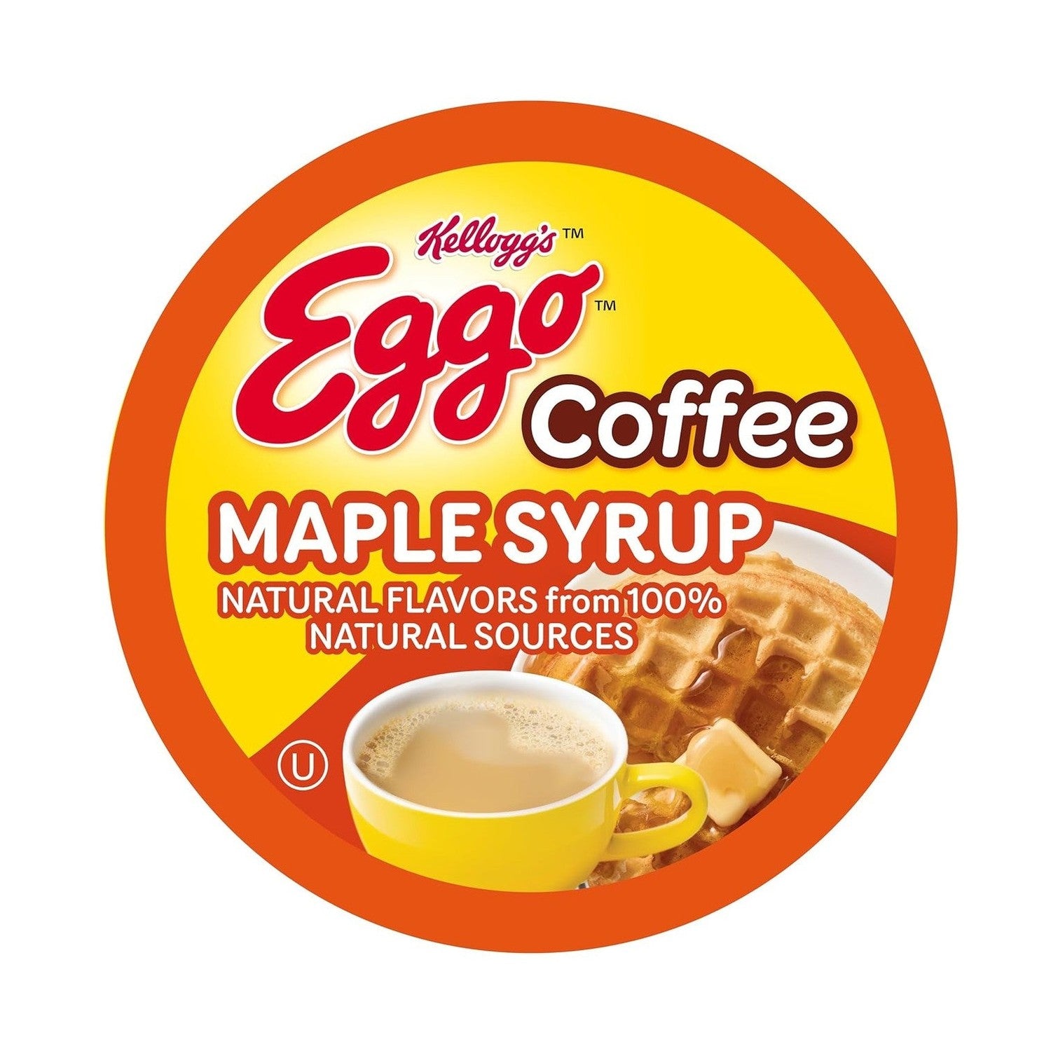 Kellogg's Eggo Maple Syrup Waffle Single Serve Coffee 12 Pack