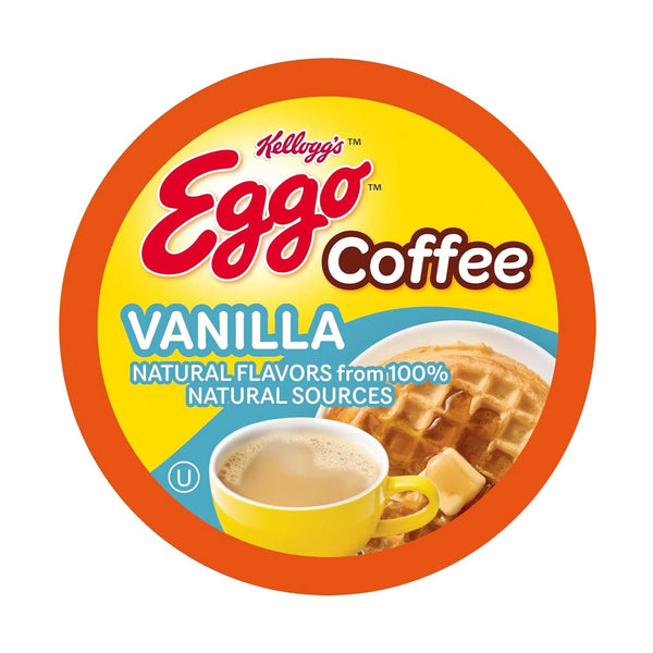 Kellogg's Eggo Vanilla Waffle Single Serve Coffee 12 Pack