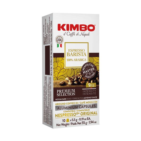 Kimbo 100% Arabica Nespresso Compatible Capsules, 10 Pack
