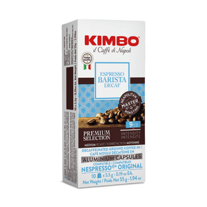 Kimbo Decaffeinato Nespresso Compatible Capsules, 10 Pack