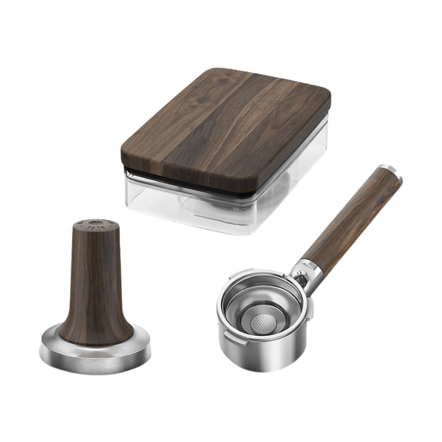 KitchenAid 3 Piece Semi-Auto Accessory Set, Walnut