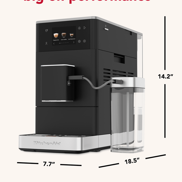 KitchenAid KF4 Fully Automatic Espresso Machine, Matte Black 