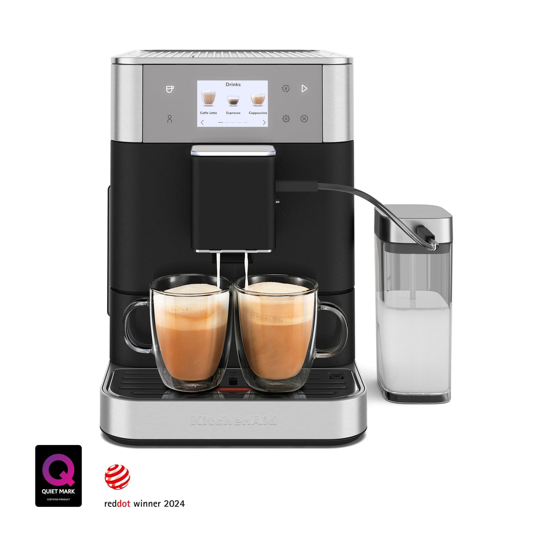 KitchenAid KF7 Fully Automatic Espresso Machine, Cast Iron Black 