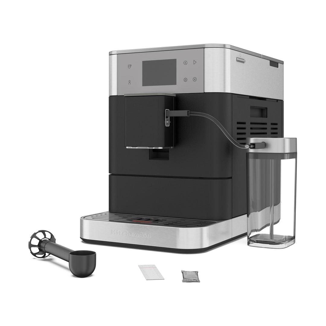 KitchenAid KF7 Fully Automatic Espresso Machine, Cast Iron Black 