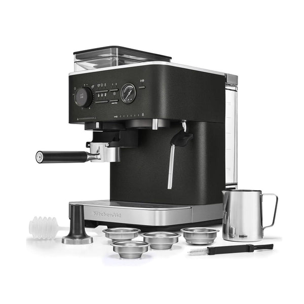 KitchenAid Semi-Automatic Espresso Machine, Black #KES6551BK