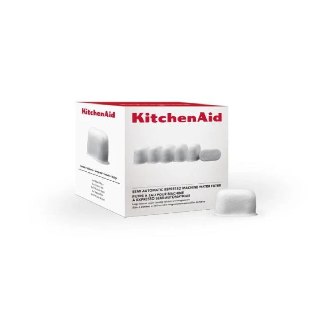 KitchenAid Water Filter for Semi Automatic Espresso Machine, 6 Pack #KES61WF