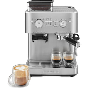 KitchenAid Semi-Automatic Espresso Machine, Brushed Stainless Steel #KES6551SX