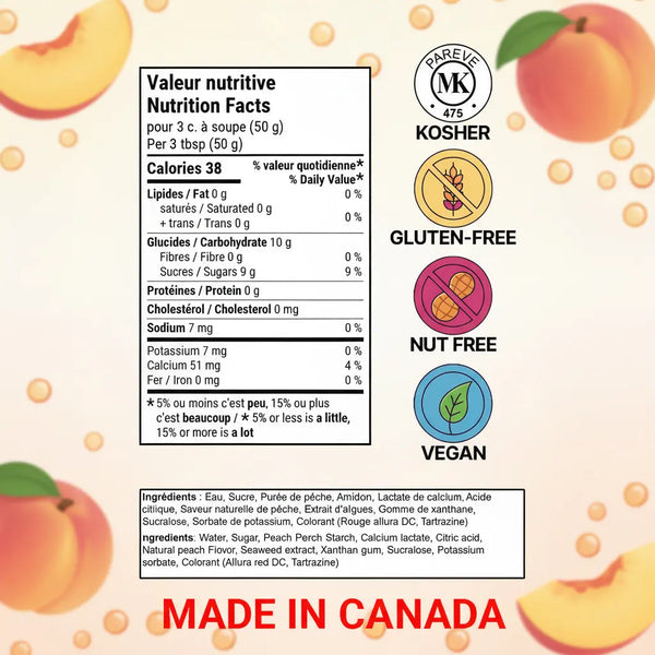 Popix Popping Pearls Peach, 500g