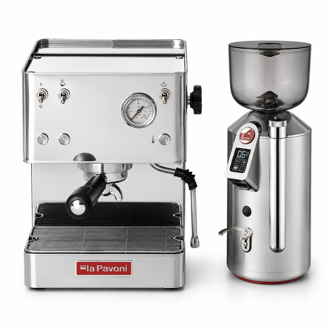 La Pavoni Casa Bar &amp; Cilindro Bundle, Stainless Steel