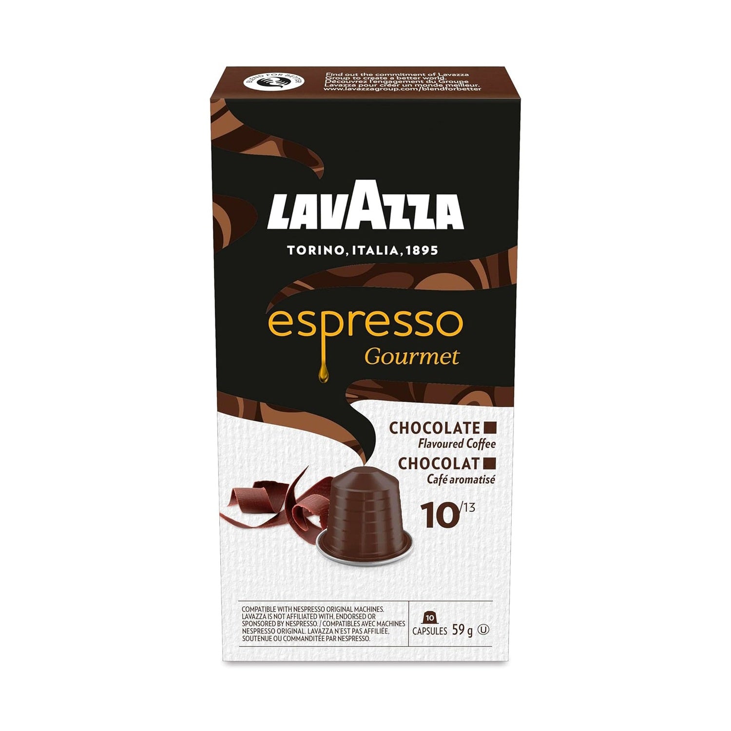 Lavazza Chocolate Nespresso Compatible Capsules 10 Pack