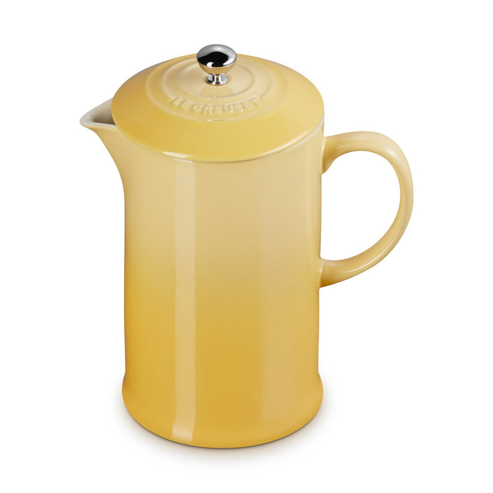 Le Creuset Cafe Stoneware 1L French Press, Chamomile
