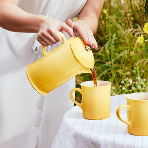 Le Creuset Cafe Stoneware 1L French Press, Chamomile