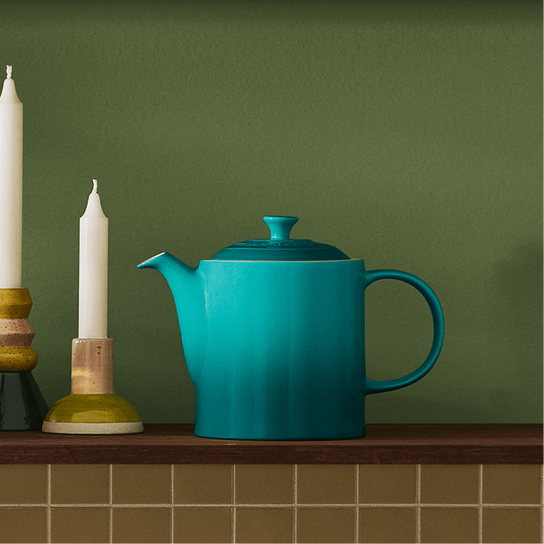 Le Creuset Grand Teapot, Blue Riviera