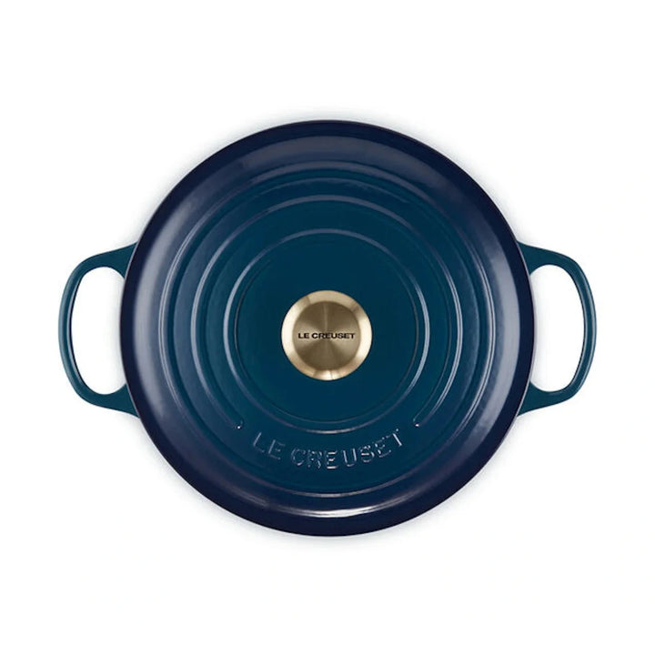 Le Creuset Signature Cast-Iron Round French Oven 5.3L - Agave