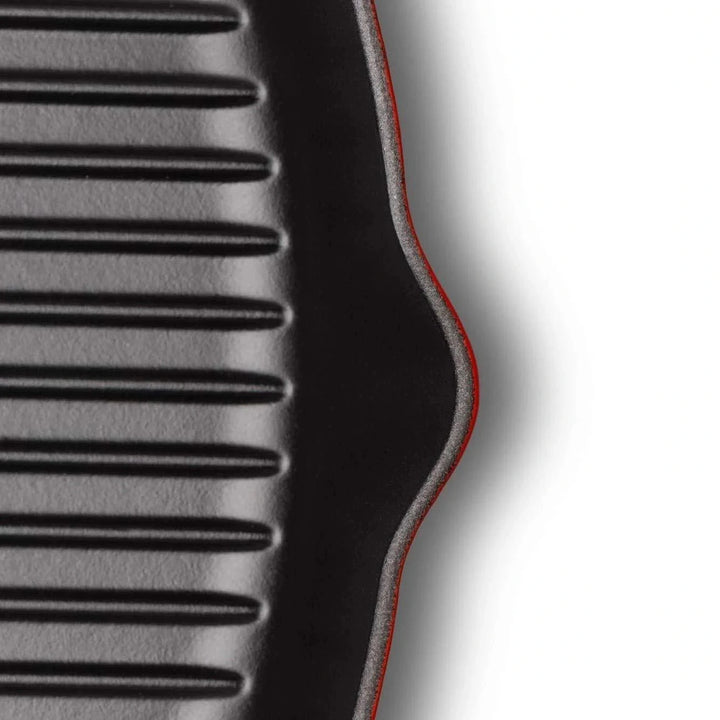 Le Creuset Signature Square Iron Handle Grill Skillet - Cerise