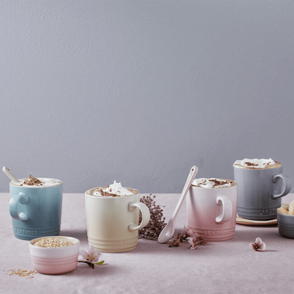 Le Creuset Stoneware Cappuccino Cups Calm Collection, Set of 4