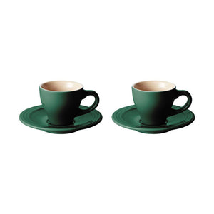Le Creuset Stoneware Espresso Cups, Set of 2 - Artichaut