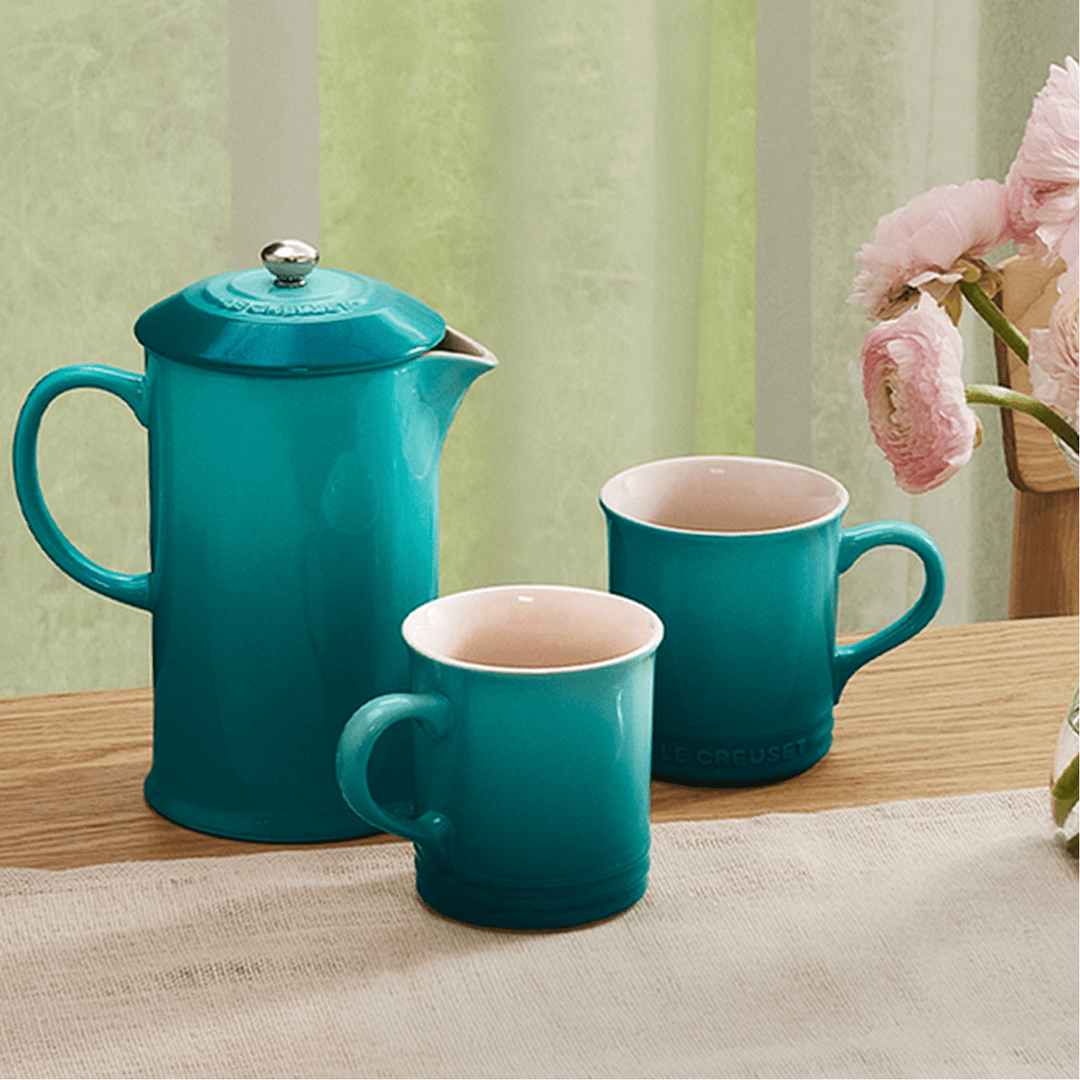 Le Creuset Stoneware Mug 400 ml, Blue Riviera