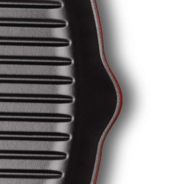 Le Creuset Signature Square Iron Handle Grill Skillet - Cerise