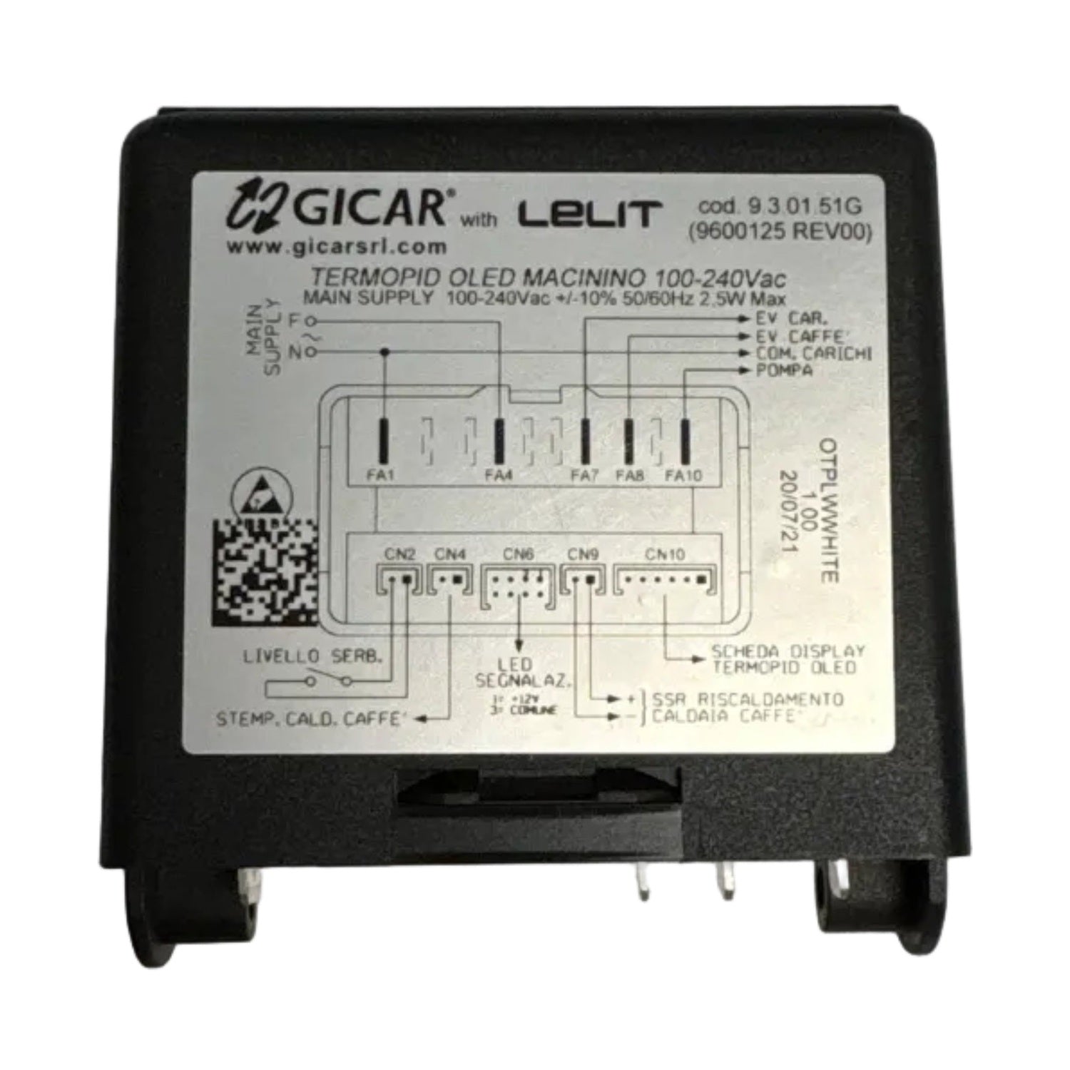 Lelit Card 100-240V PL162T V3 LE9600125