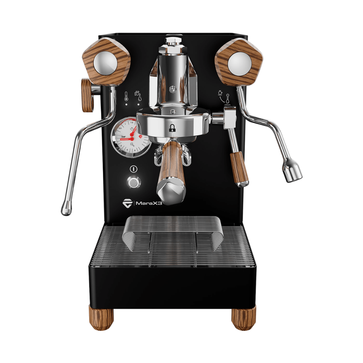 Lelit Mara X V3 Espresso Machine, Black & Zebra #LEPL62X3-1B20