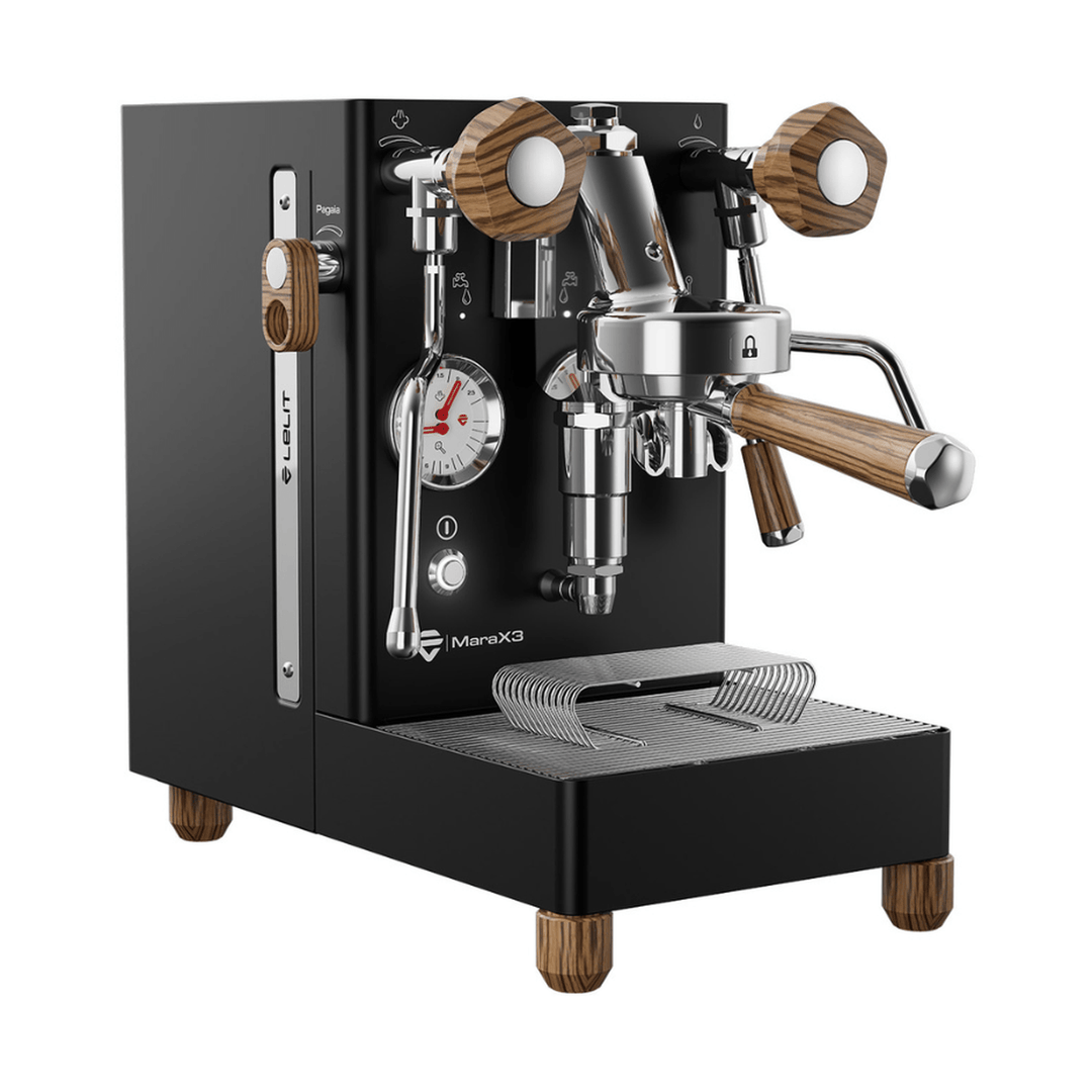 Lelit Mara X V3 Espresso Machine, Black &amp; Zebra 