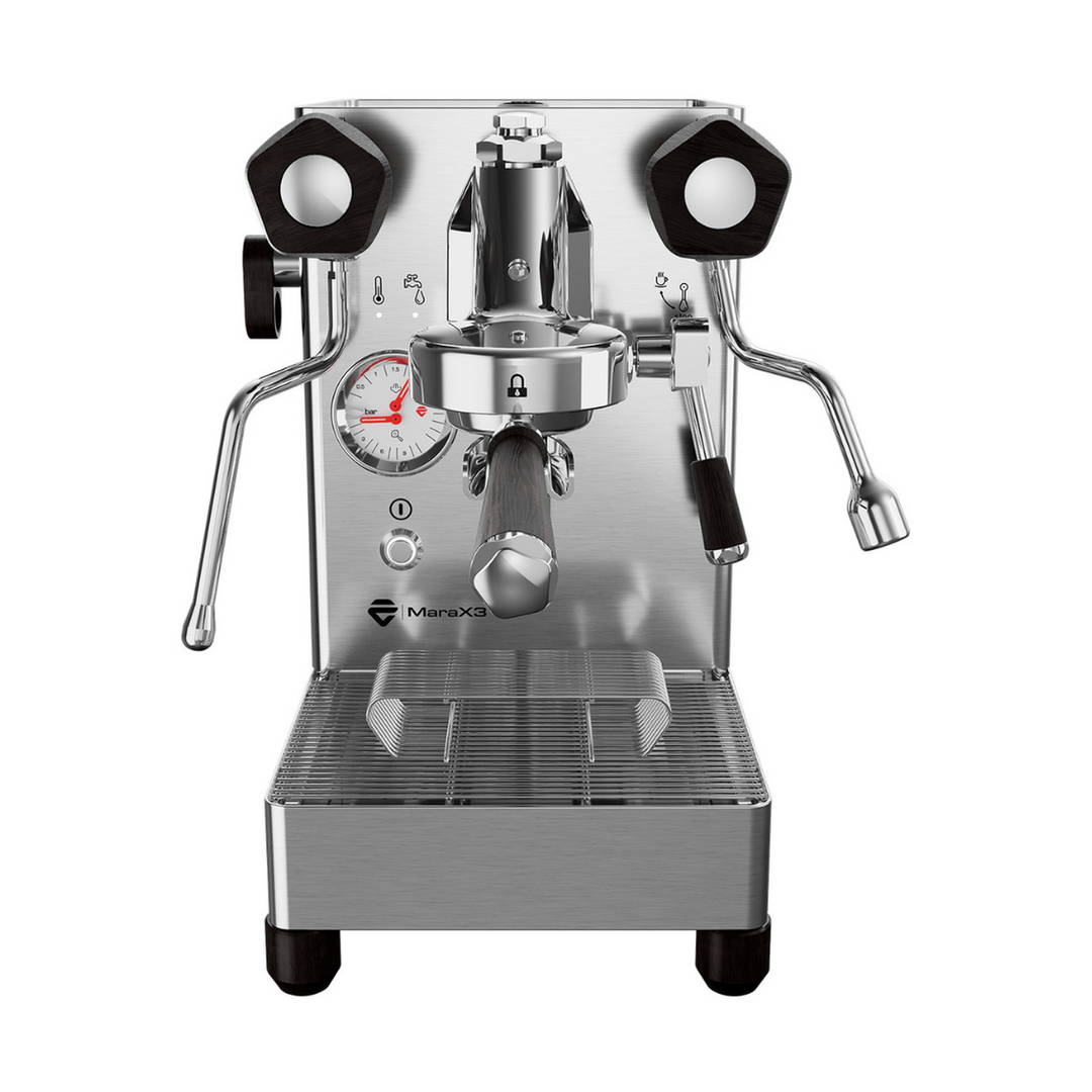 Lelit Mara X V3 Espresso Machine, Stainless Steel &amp; Walnut 