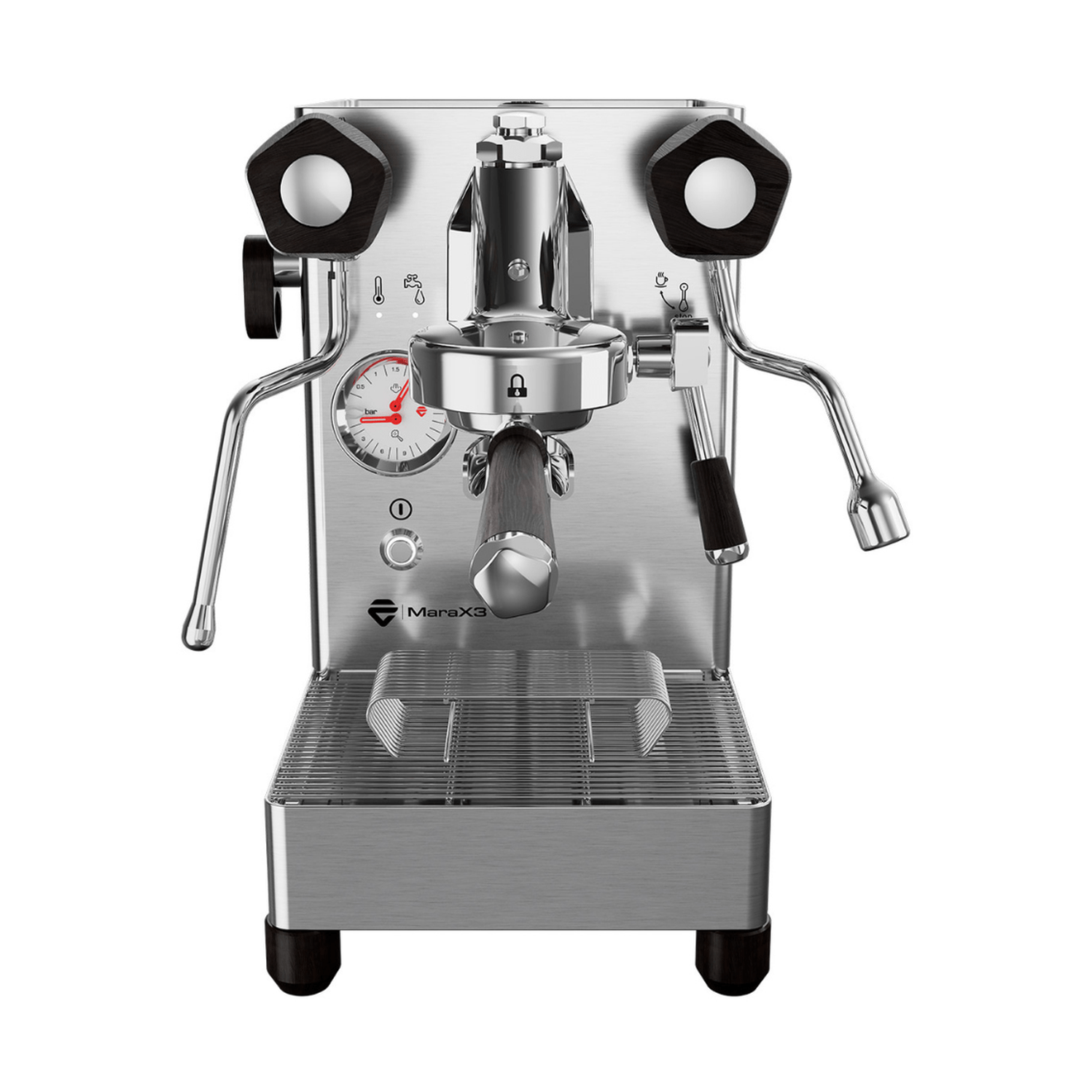 Lelit Mara X V3 Espresso Machine, Stainless Steel & Walnut #LEPL62X3-1B82