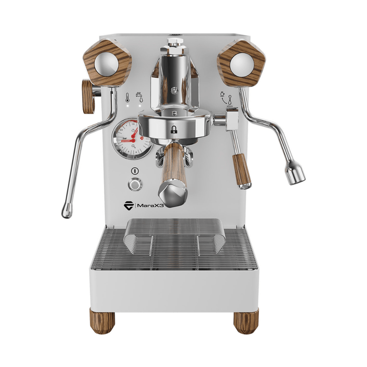 Lelit Mara X V3 Espresso Machine, White &amp; Zebra 
