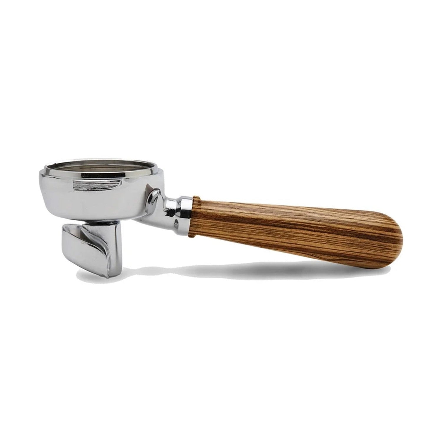 Lelit Portafilter with Zebra Wood Handle and 18-21g Filter, 58mm