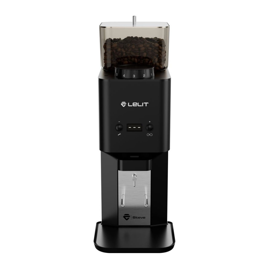 Lelit Steve Coffee Grinder, Black 