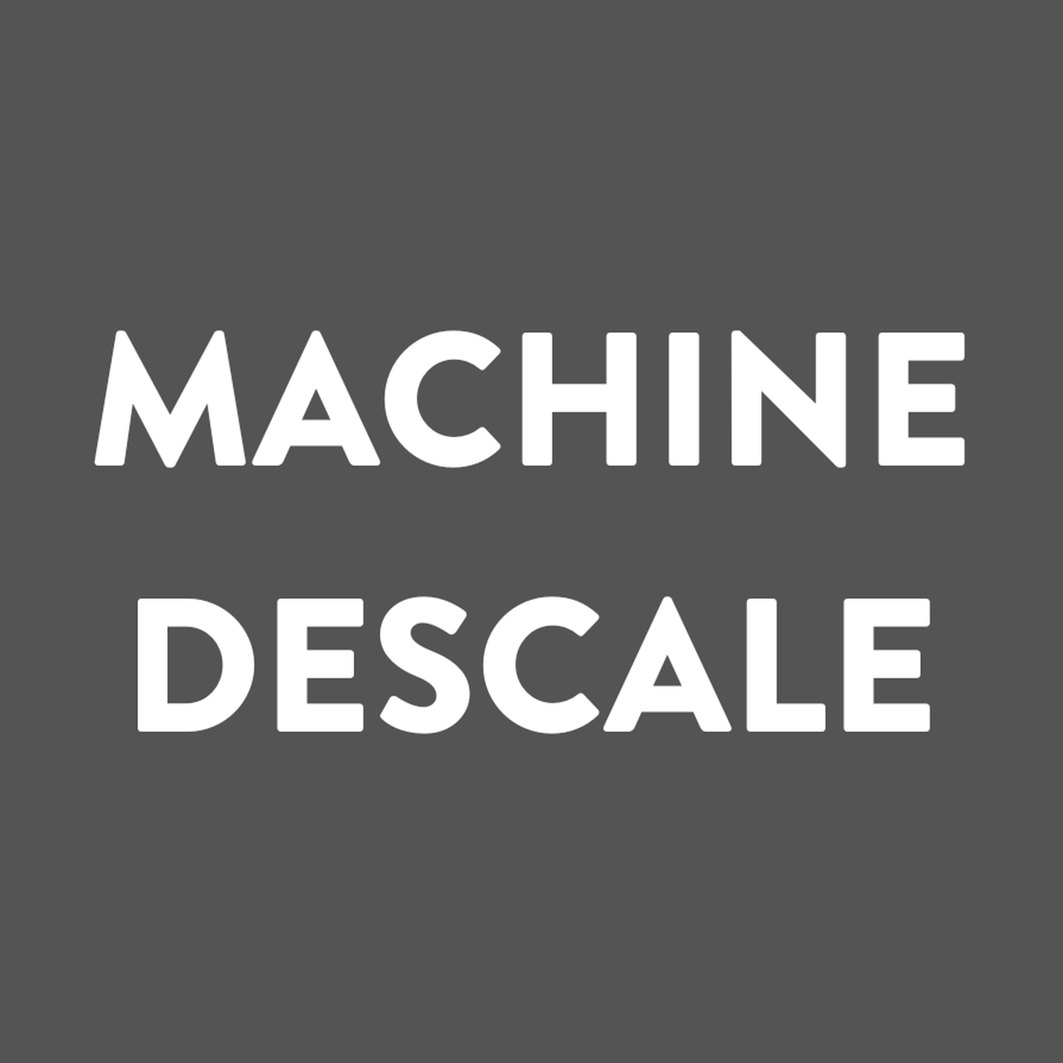 Machine Descale Diagnostic Add-On