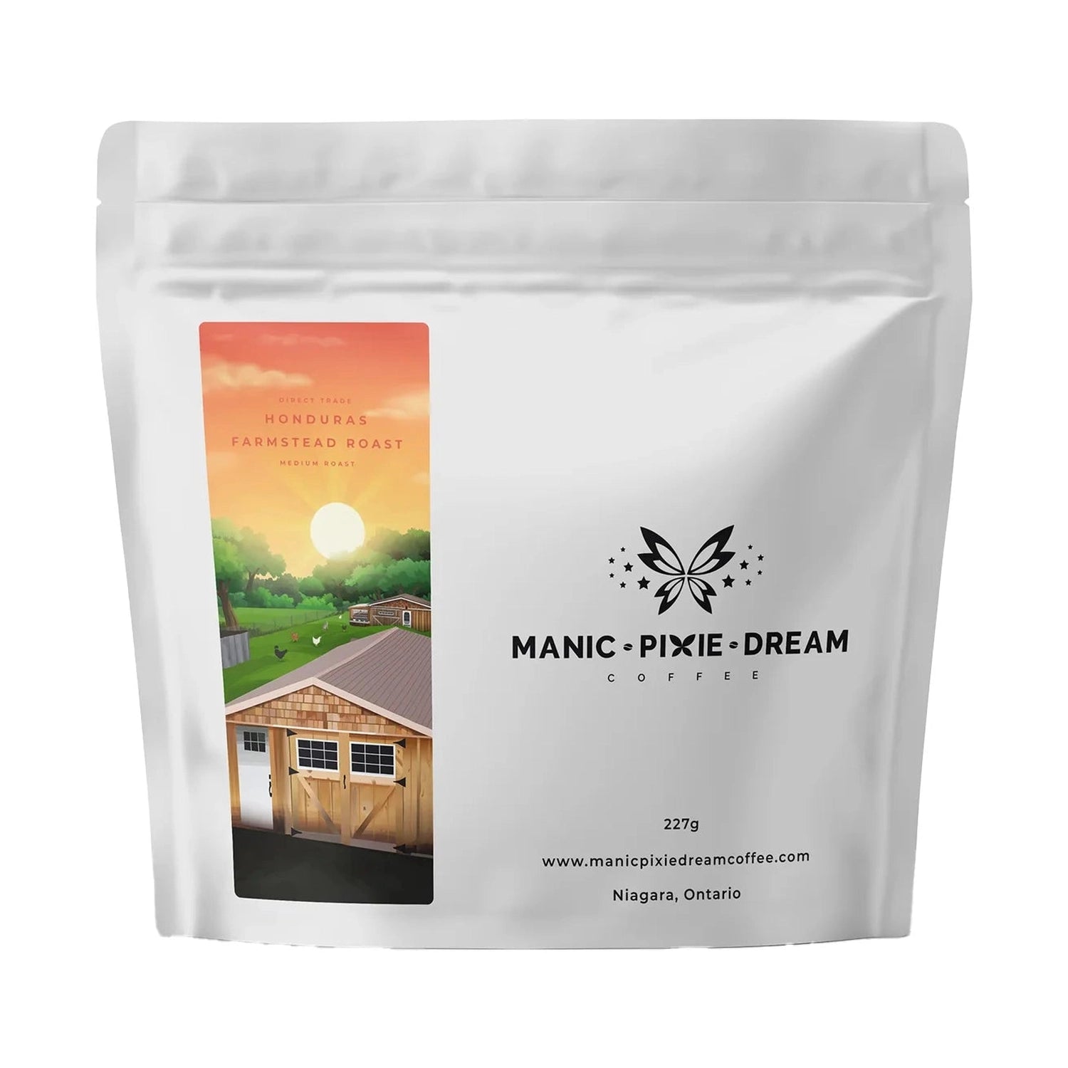 Manic Pixie Dream Coffee Farmstead Whole Bean Coffee, 227 g