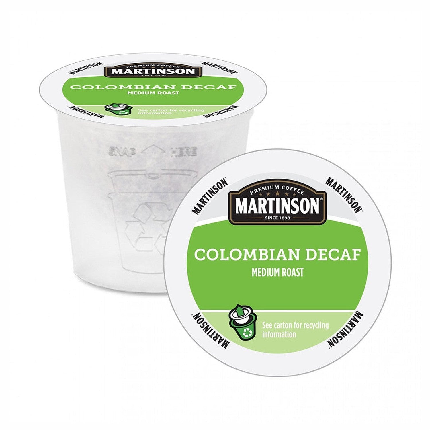 Martinson Colombian Decaf Single Serve Coffee 24 Pack