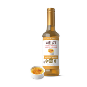 Matteo's Sugar Free Caramel Brulee Syrup, 750ml