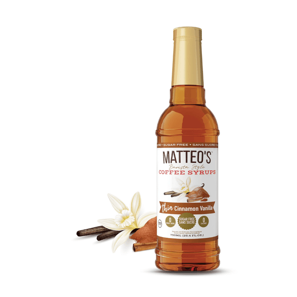 Matteo's Sugar Free Cinnamon Vanilla Syrup, 750ml