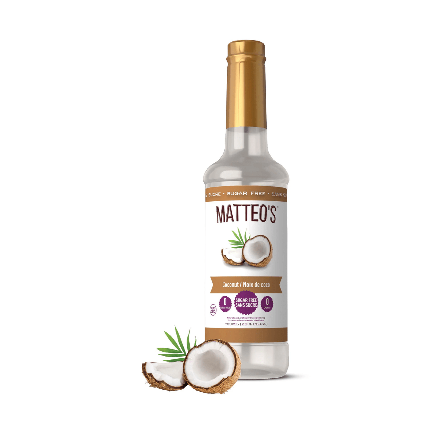 Matteo's Sugar Free Coconut Syrup, 750ml