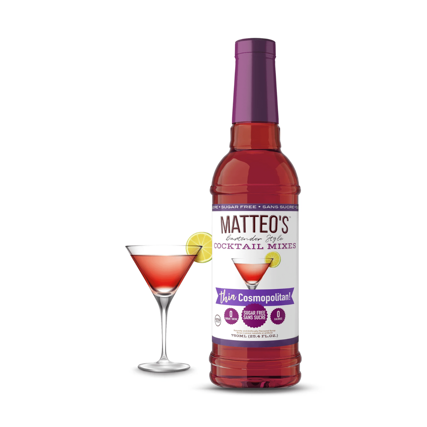 Matteo's Sugar Free Cosmopolitan Syrup, 750ml
