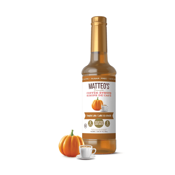 Matteo's Sugar Free Pumpkin Latte Syrup, 750ml