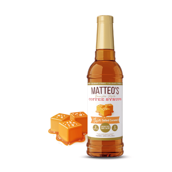 Matteo's Sugar Free Salted Caramel Syrup, 750ml