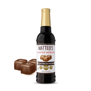 Matteo's Sugar Free Salted Dark Chocolate Syrup, 750ml