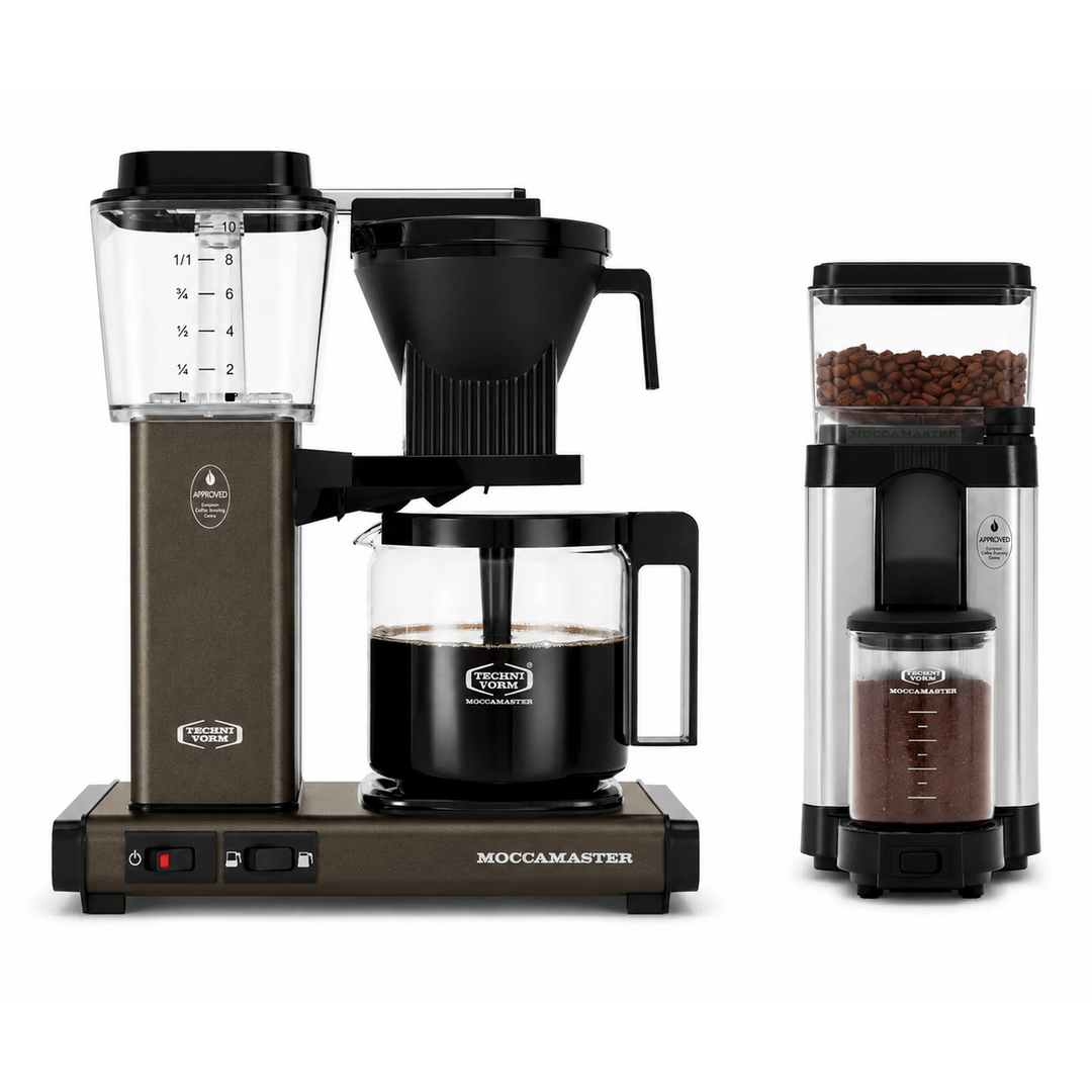 Moccamaster KBGV Dutch Cocoa and KM5 Grinder