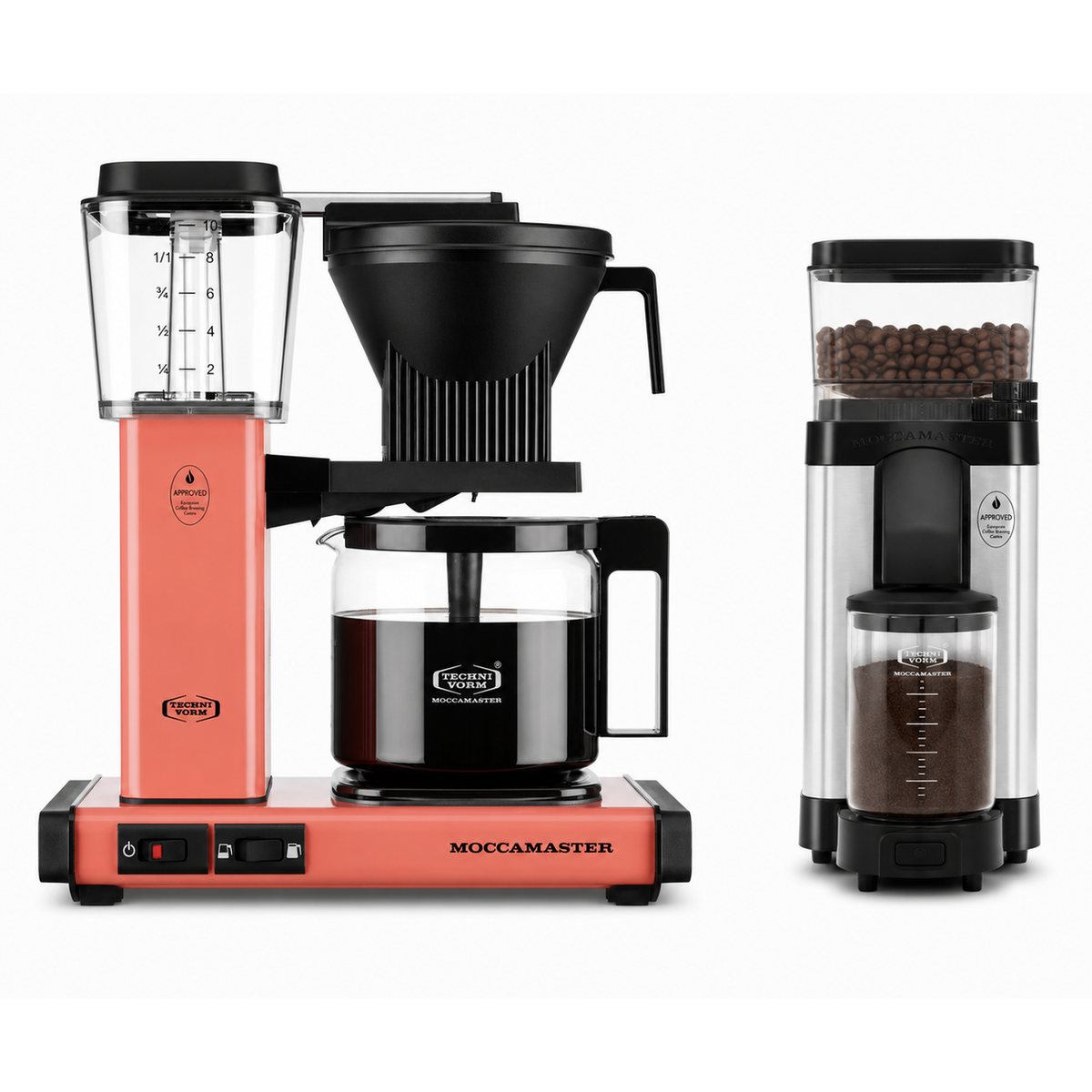Moccamaster KBGV Select Brewer Sorbet and KM5 Grinder