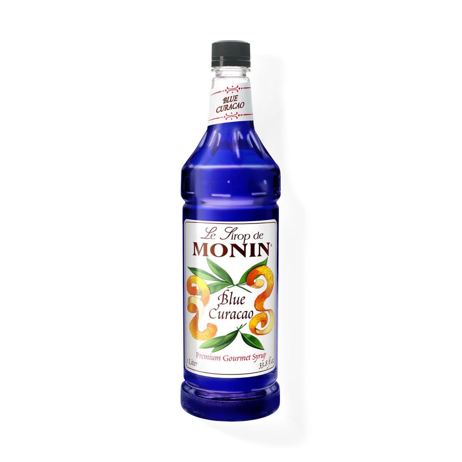 Monin Blue Curacao Syrup, 1L Bottle