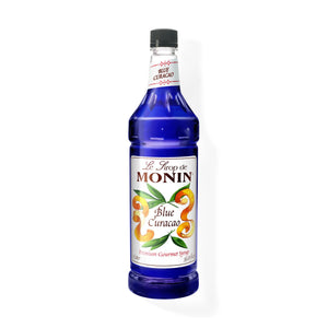 Monin Blue Curacao Syrup, 1L Bottle