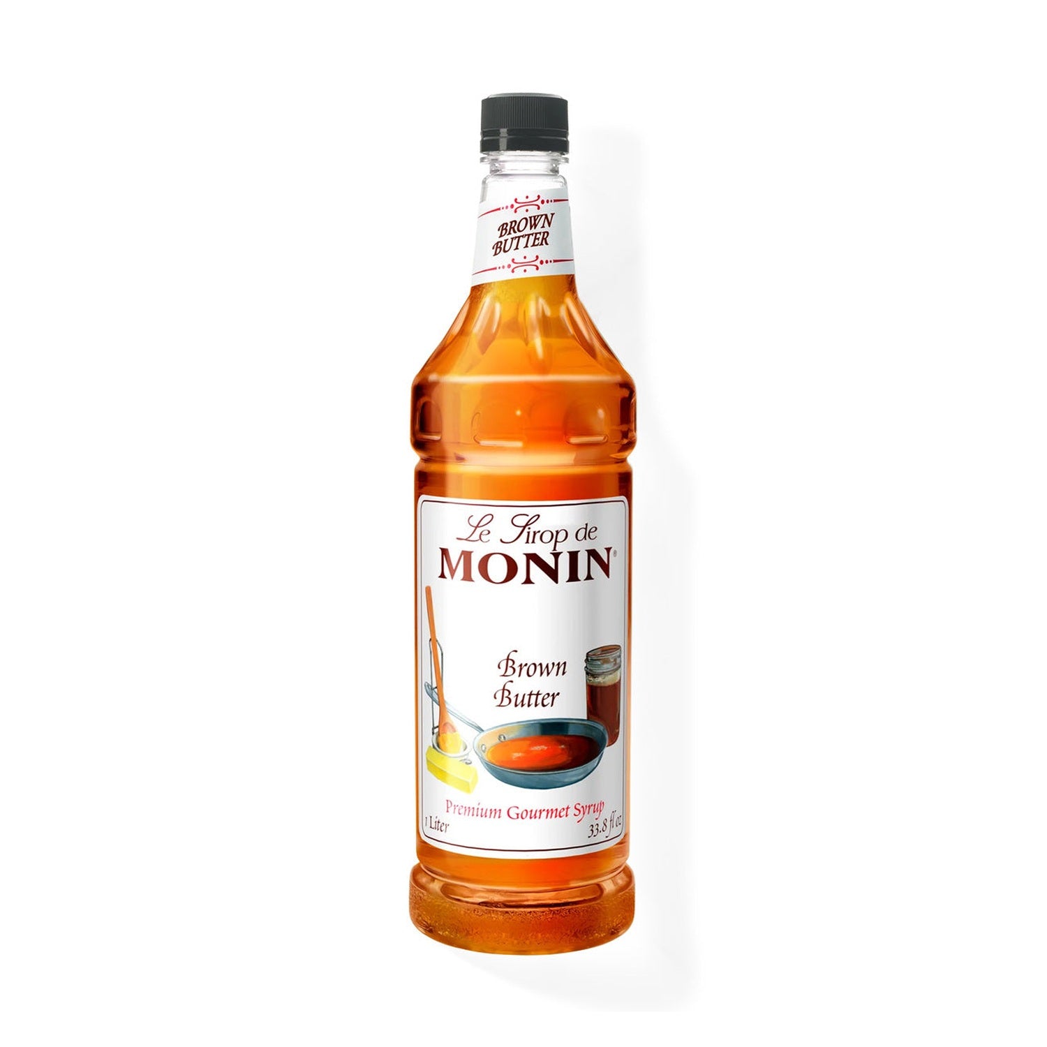 Monin Brown Butter Syrup, 1L Bottle