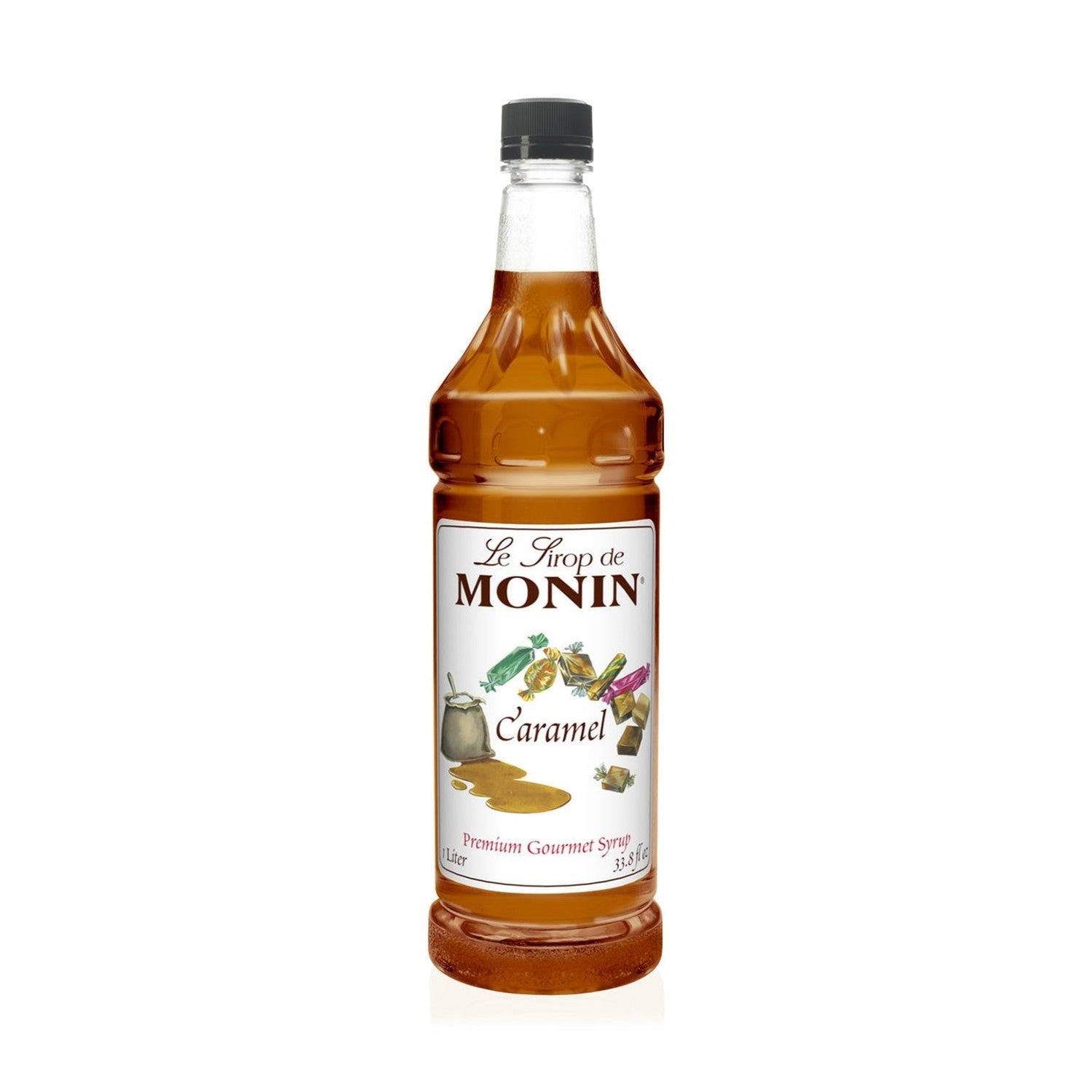 Monin Caramel Syrup, 1L Bottles